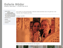 Tablet Screenshot of galeriemaeder.myvserver.net